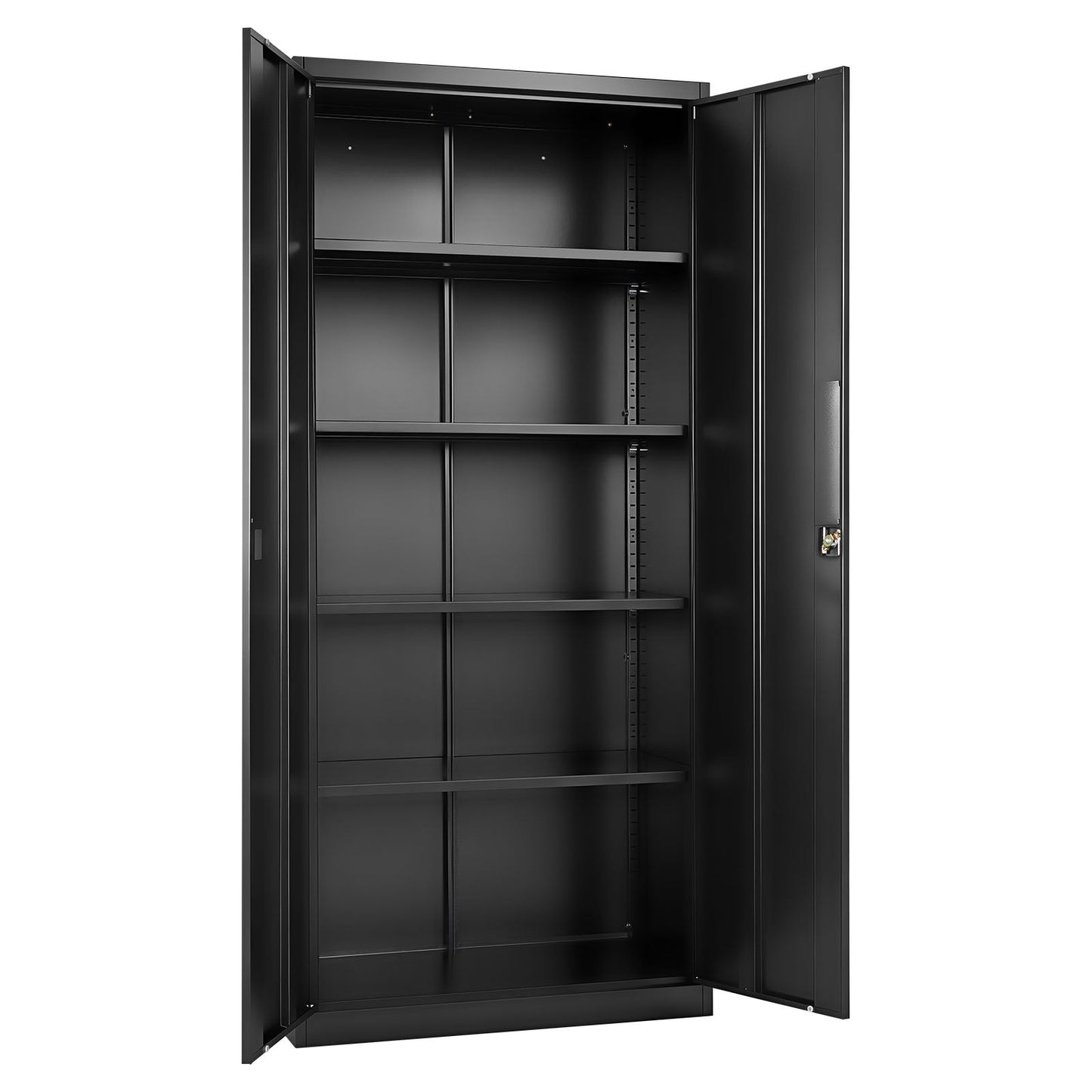 Metal Storage Cabinet with Lockable Steel Construction