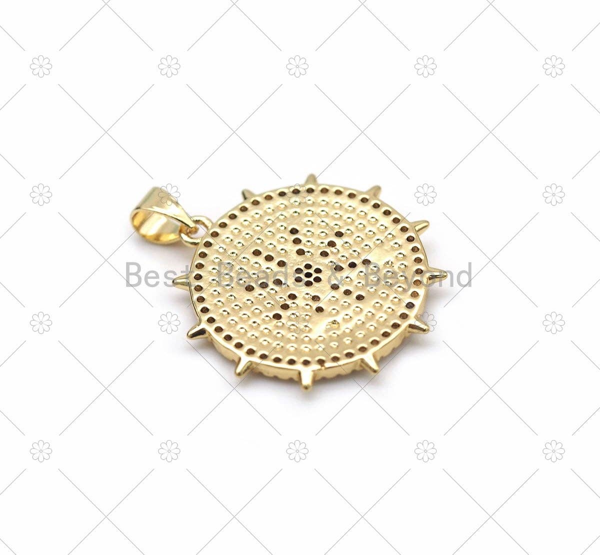 CZ  North Star Charm, Sku#LK566