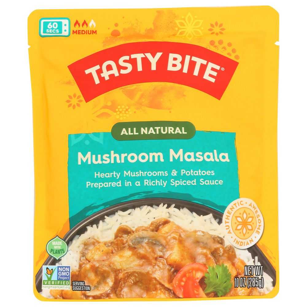 TASTY BITE: Mushroom Masala Entree, 10 oz