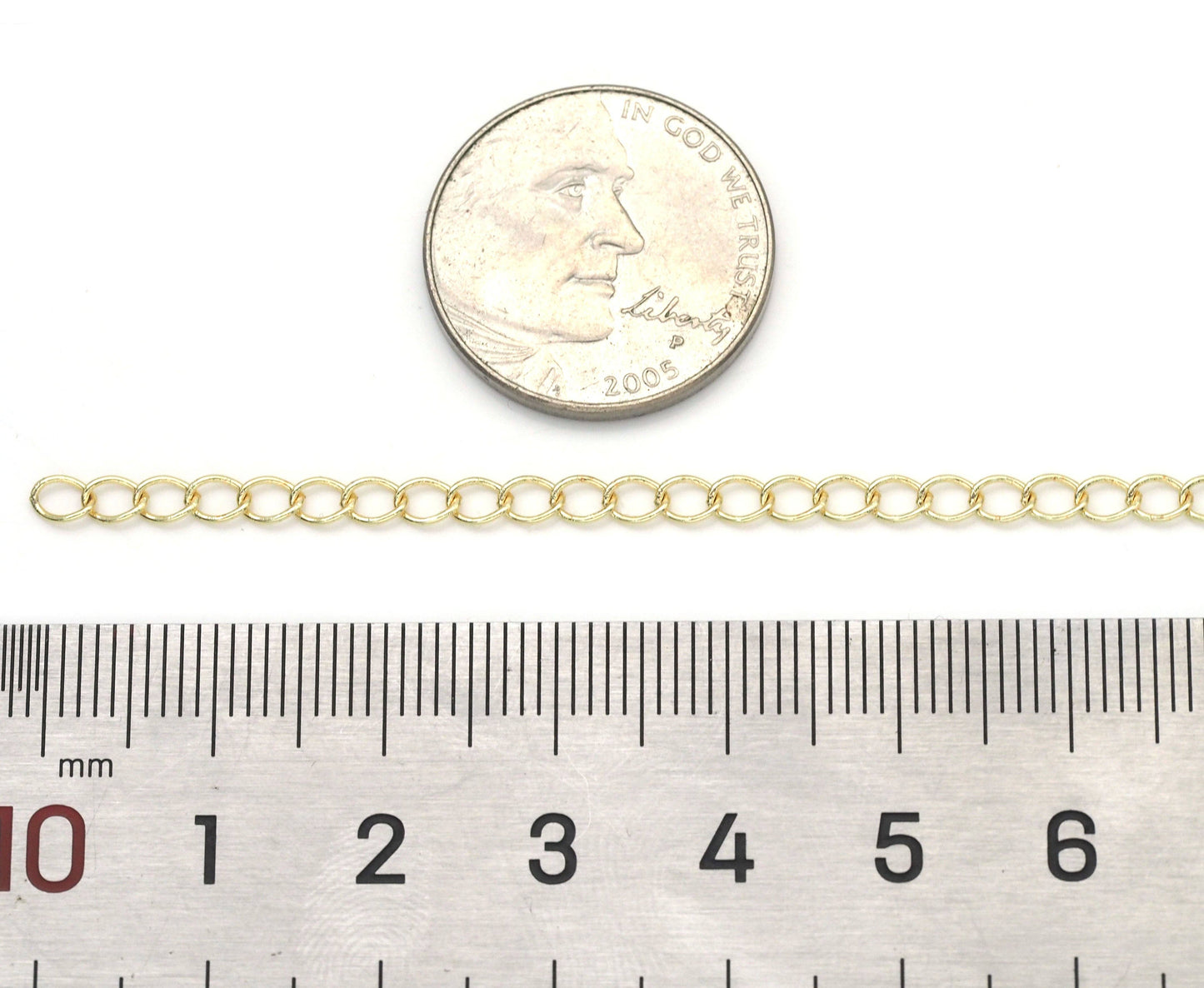 Thin Oval Link Chain by Yard, extension chain, sku#LX159