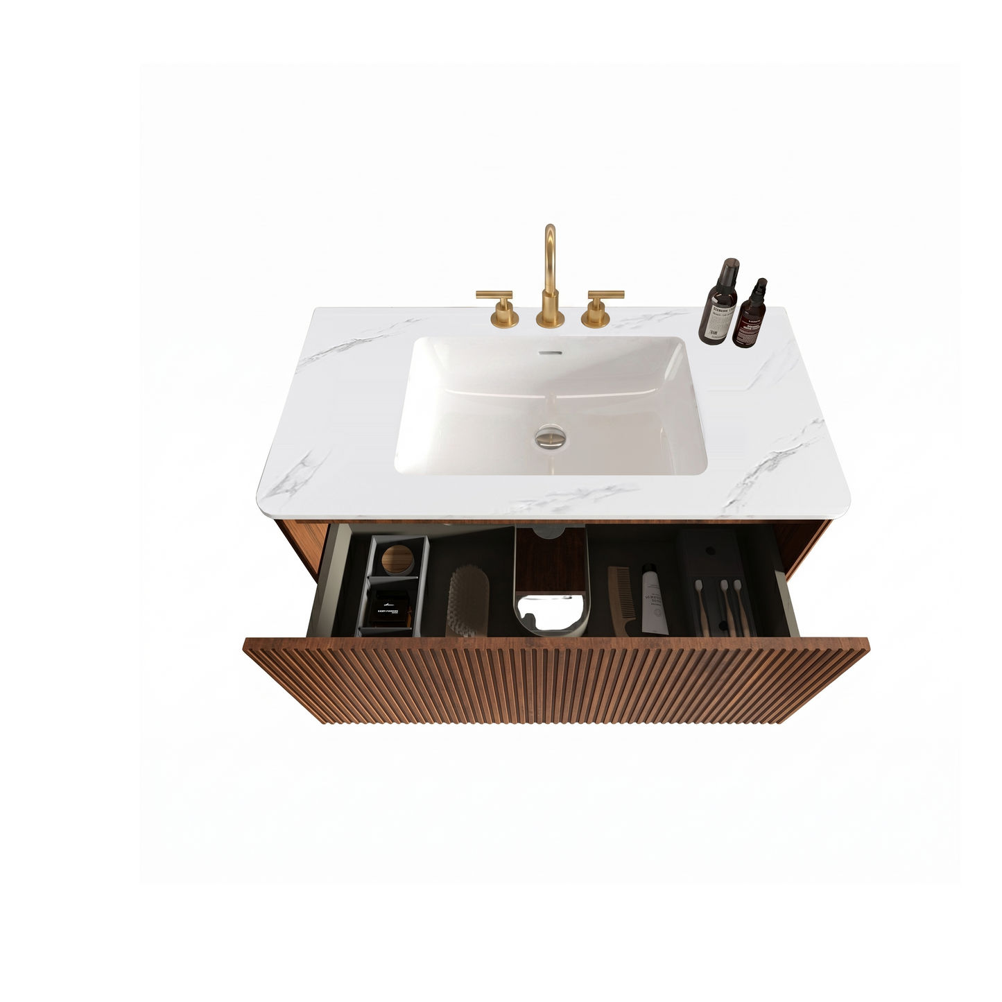 Etna 36" Striped Bathroom Vanity
