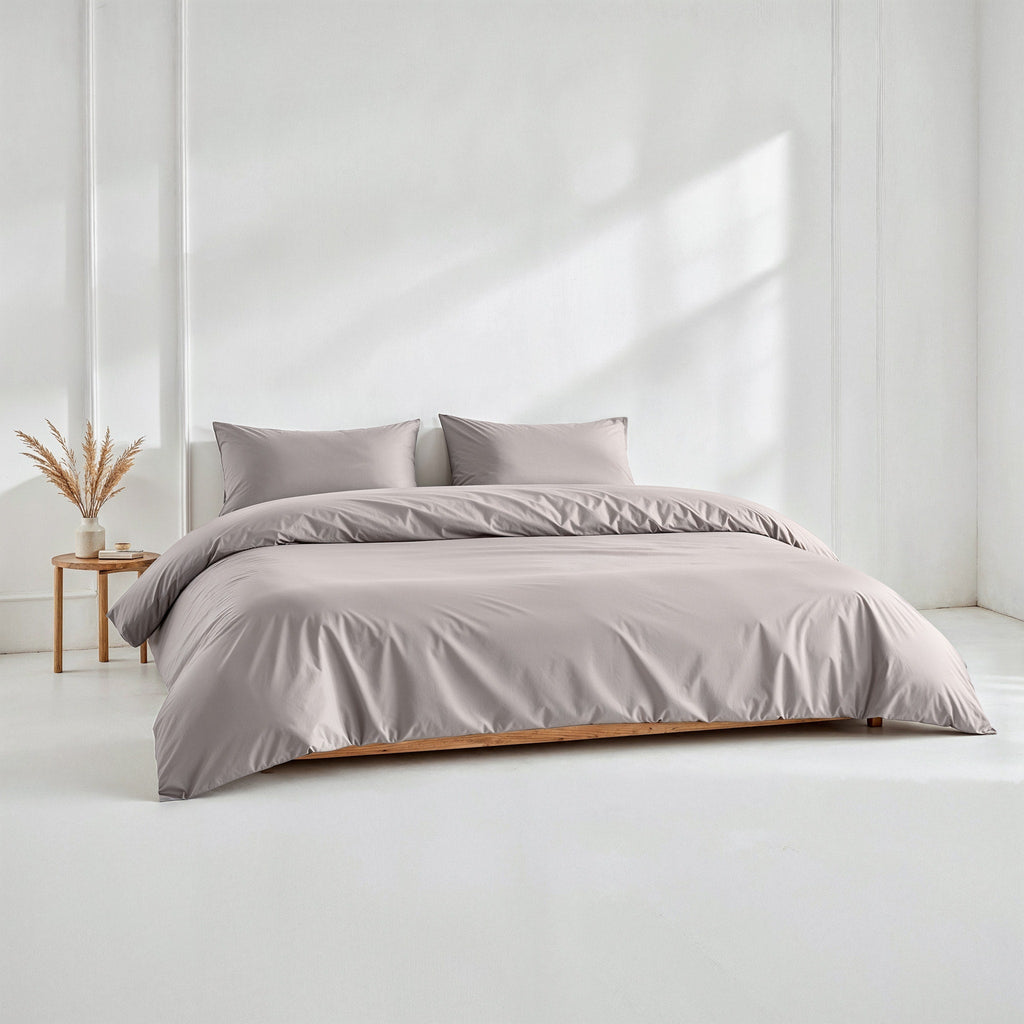 Housse de couette de luxe en satin de coton australien