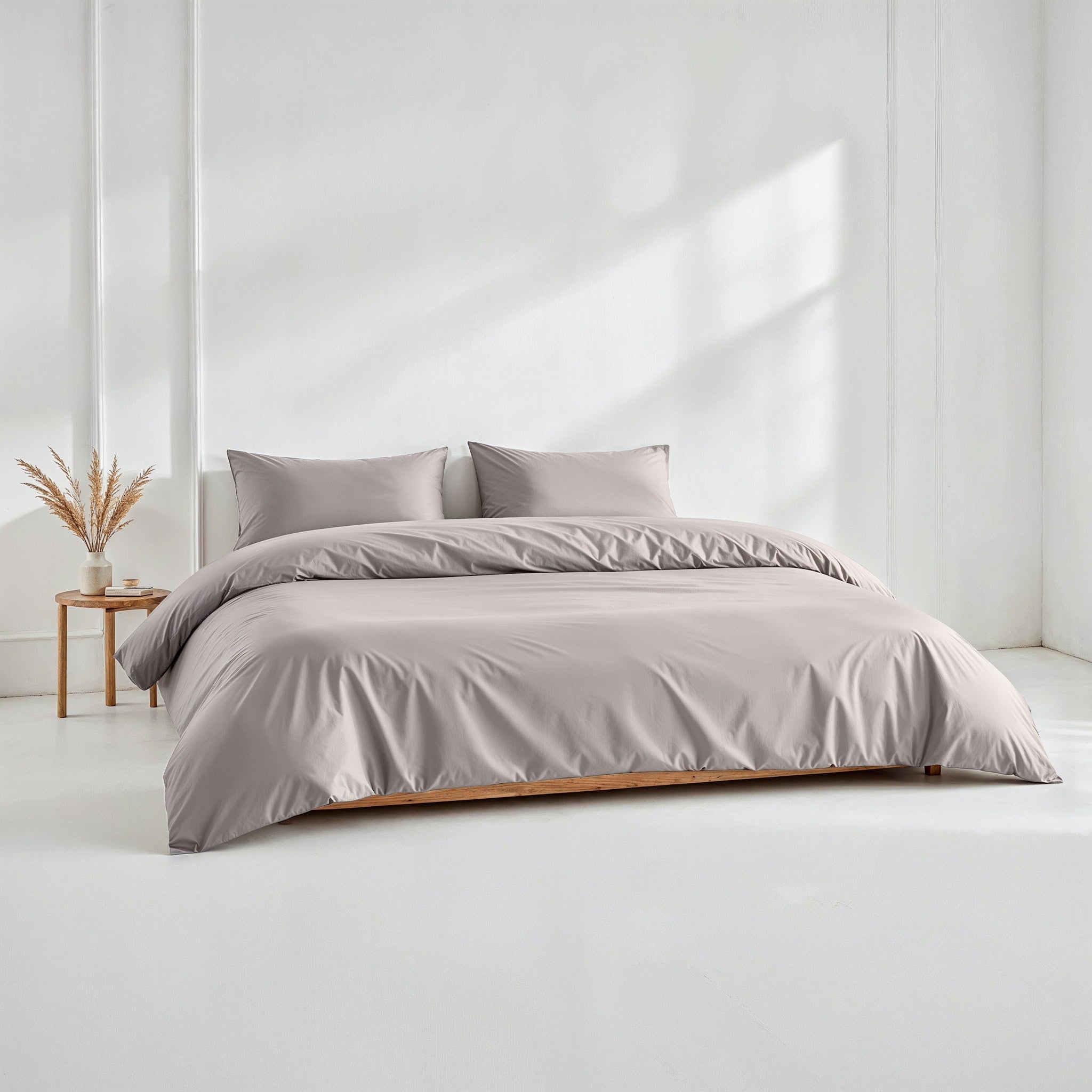 Housse de couette de luxe en satin de coton australien