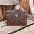 Brown Scroll Bi-Fold Wallet | Ariat