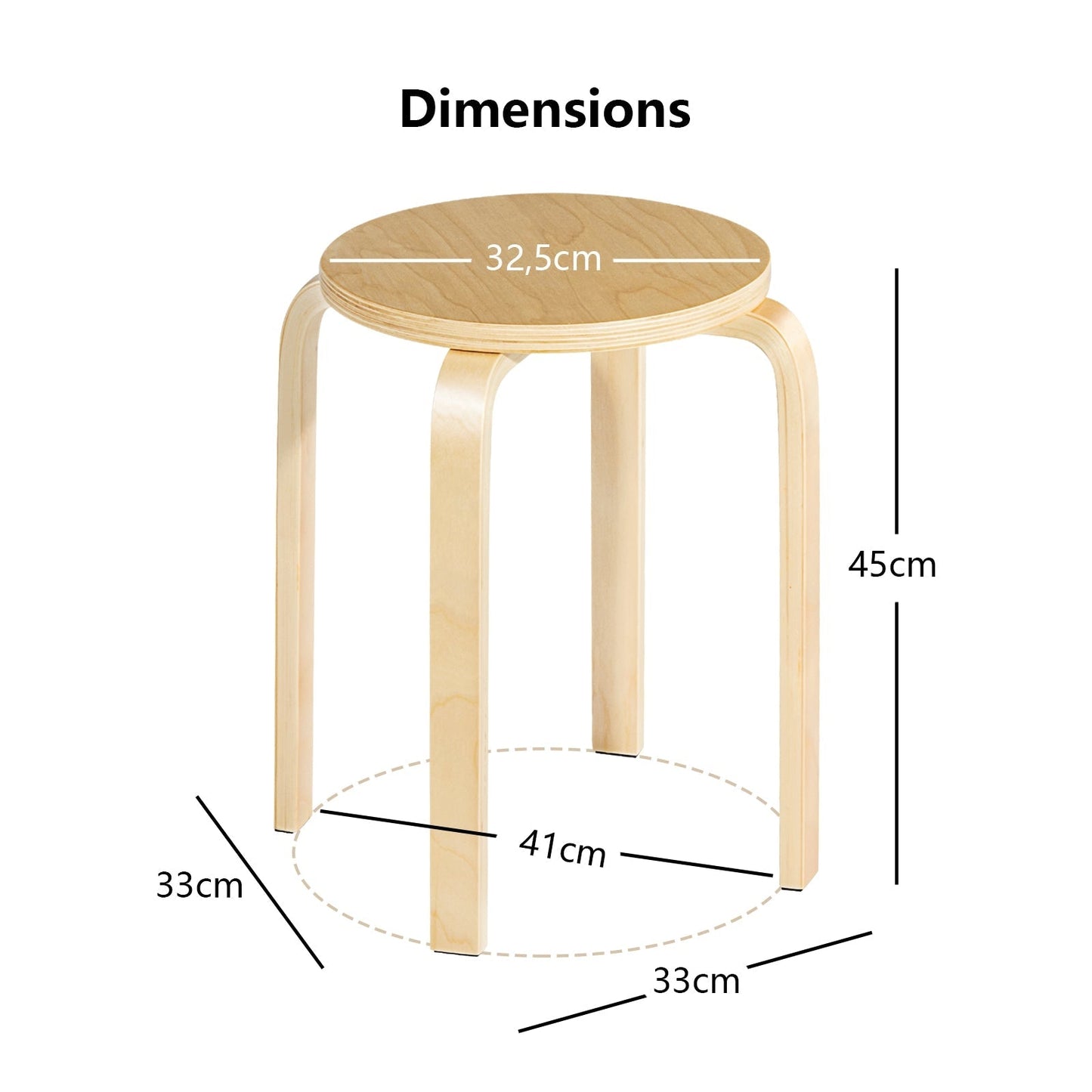 Set of 4 18 Inch