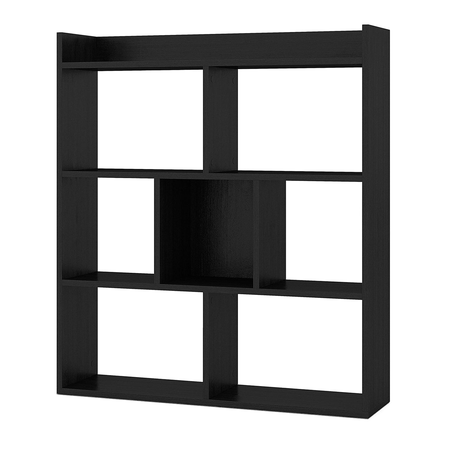7 Cubes Open-back Bookshelf with Anti-Toppling Devices