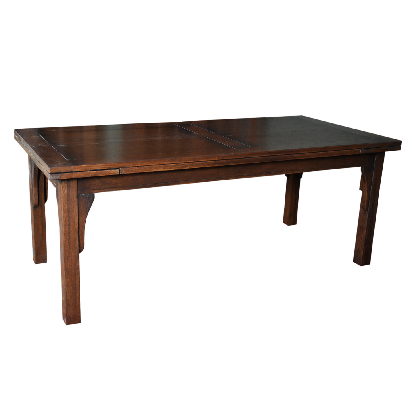 Mission Stow Leaf Table with #240 Chair Dining Set - Dark Oak
