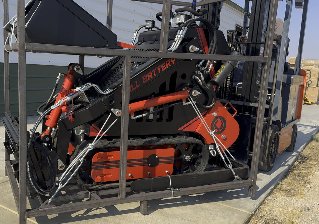 72V 16.4kWh リチウム電動ミニトラックローダースキッドステア