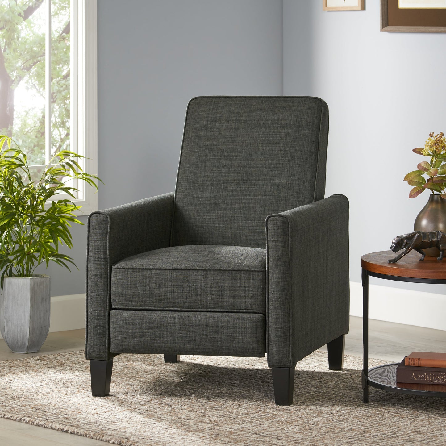 27.5" Push Back Recliner Chair