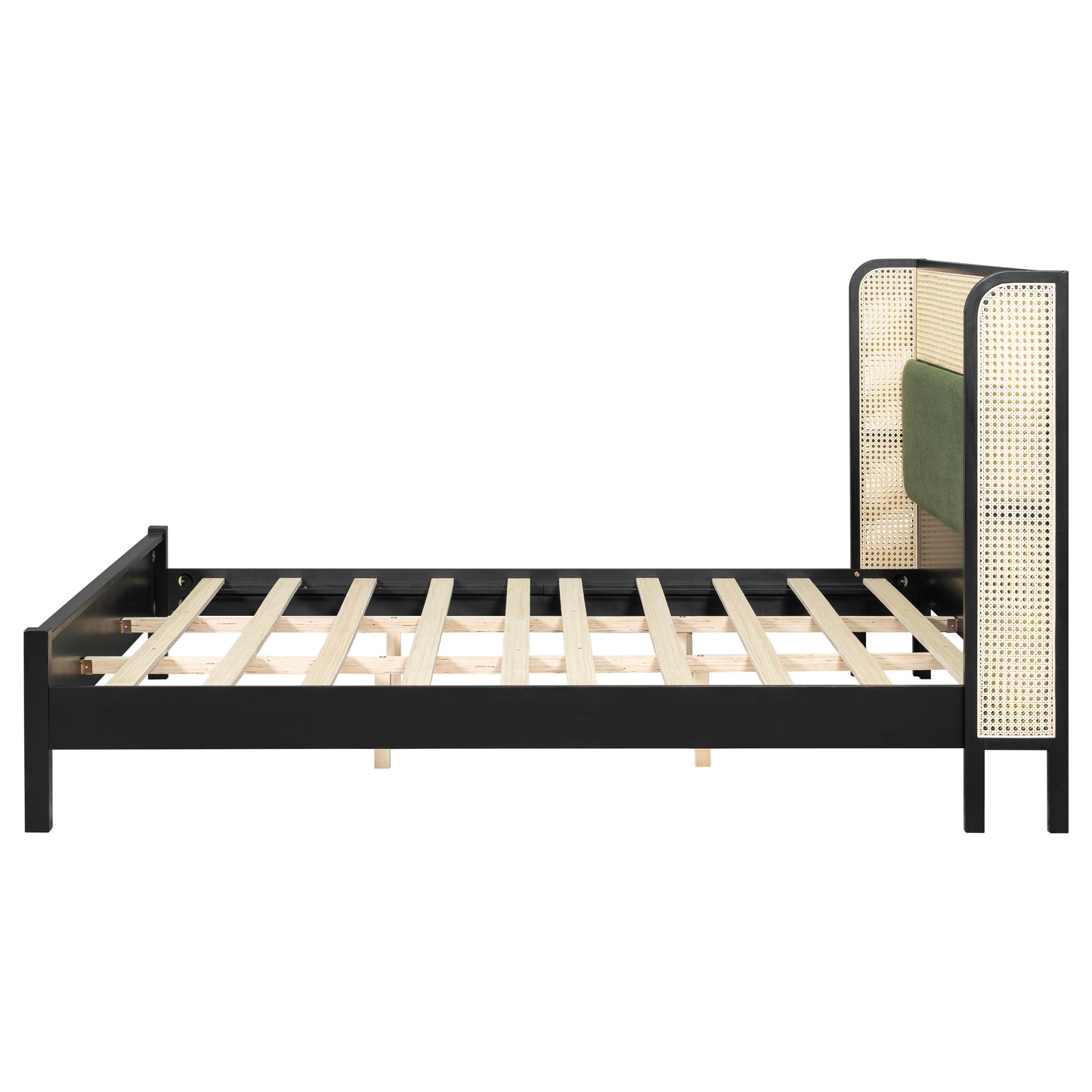 King Size Bed Frame in Black and Green