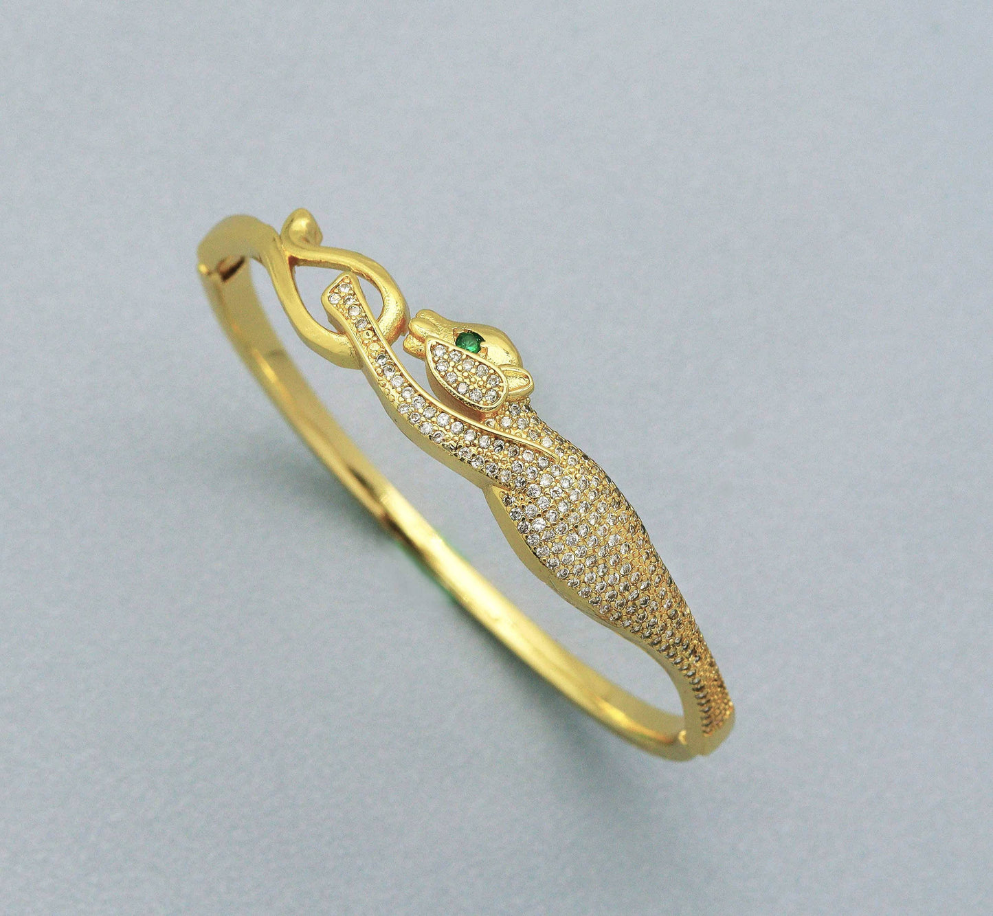CZ Pave Running Jaguar Bracelet, sku#JL121