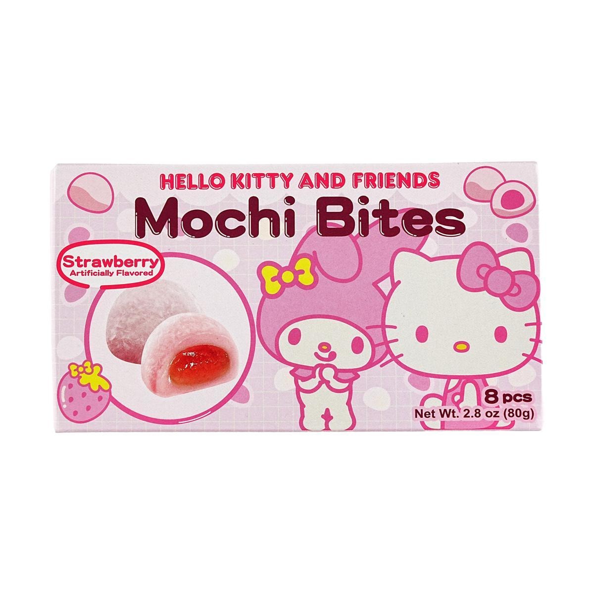 Sanrio Hello Kitty My Melody Mochi Bites Strawberry Flavor
