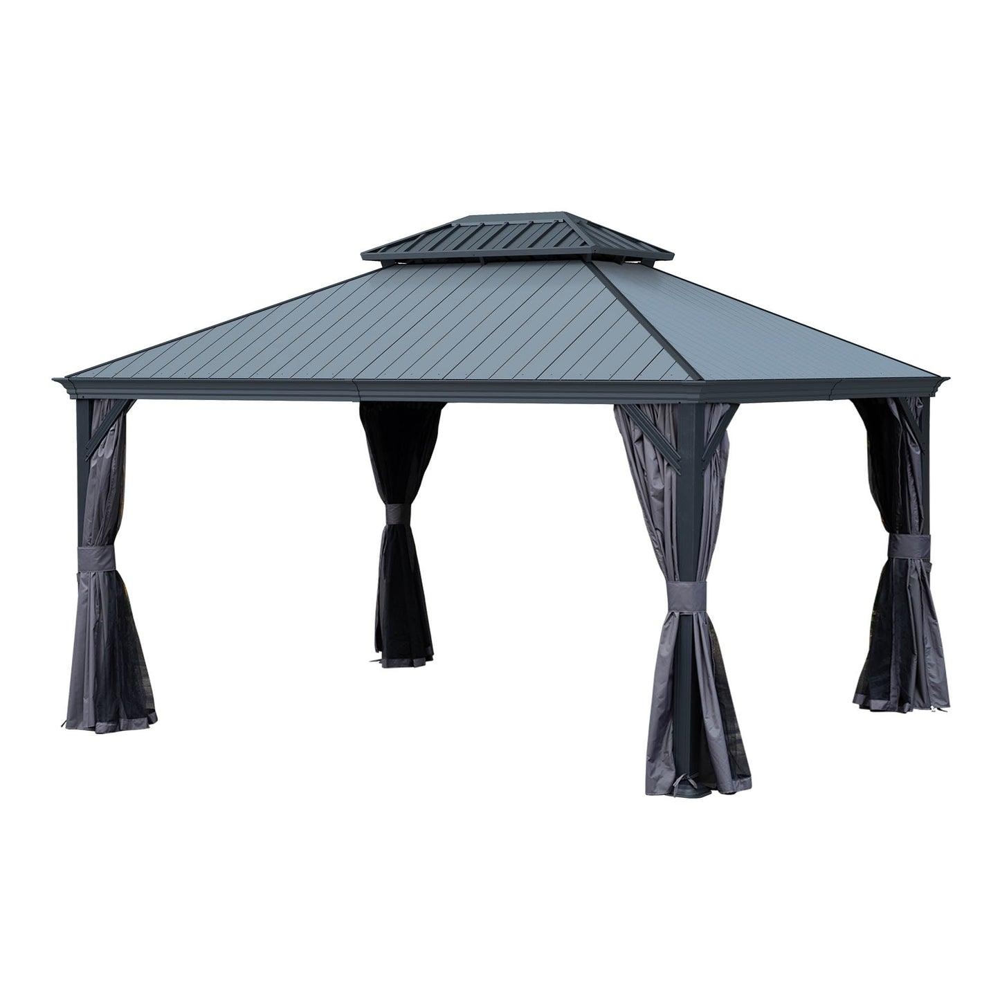 12'x14' Hardtop Gazebo with Resin Roof