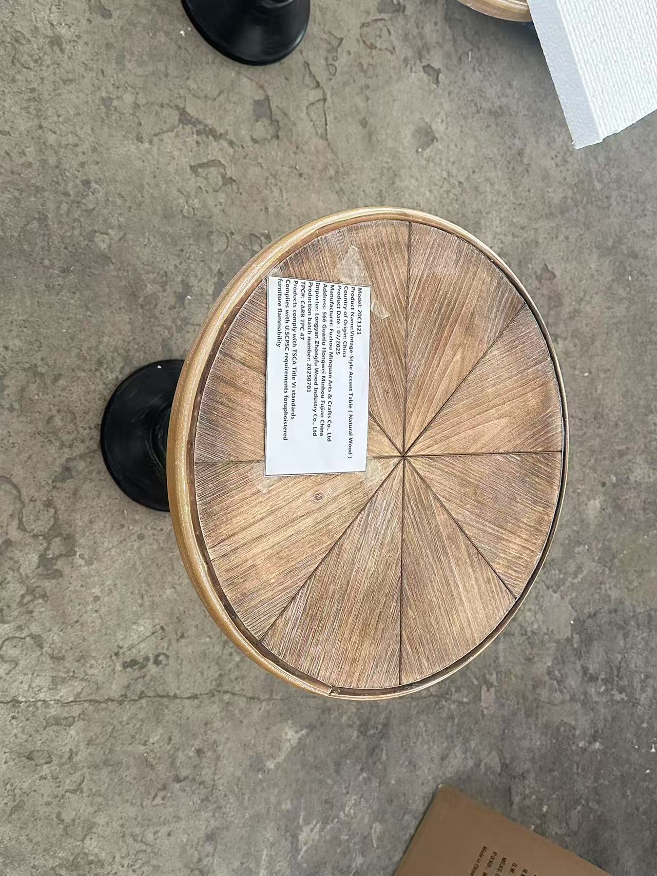 Wooden End Tables - Vintage French Country Accent Table