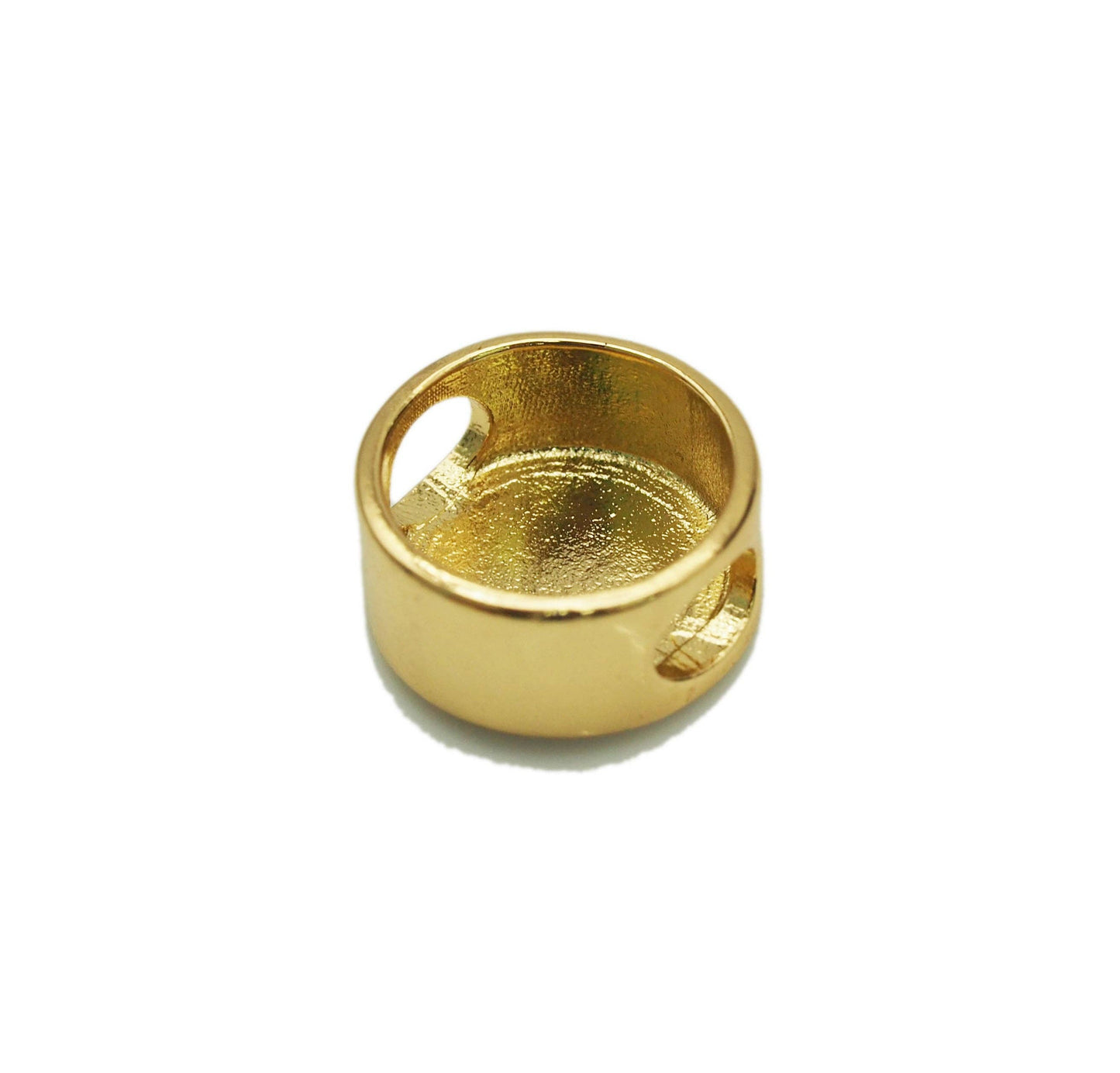 Black Enamel Spacer Beads, Sku#LK578
