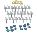 Small Shark Cupcake Kit (ideal for 24 cupcakes)