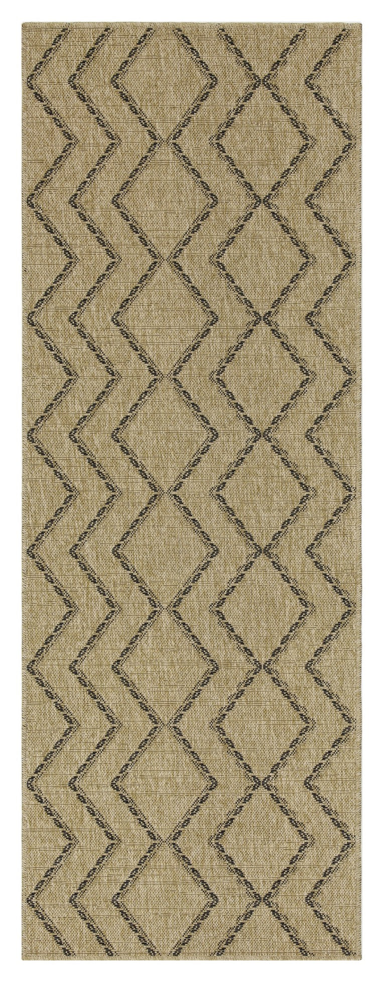 Earth GC_NTL1010 Jute/Black Area Rug