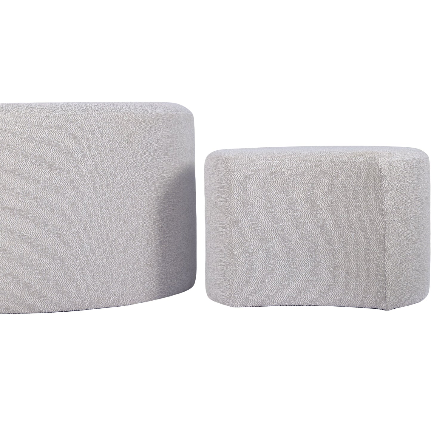 Upholstered Nesting Coffee Tables (Set of 2)