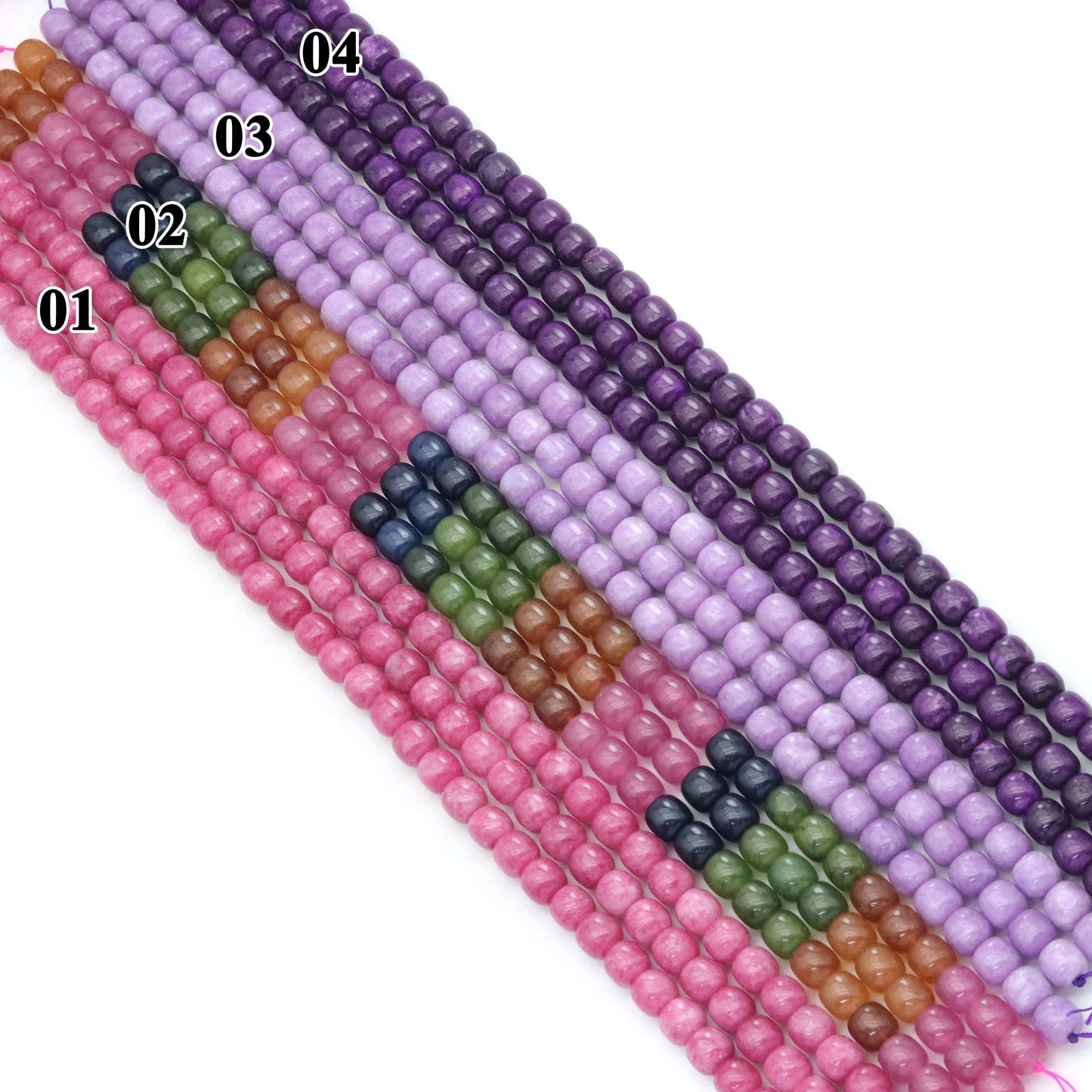10x10mm Smooth Rondelle Jade Beads, Sku#U2132