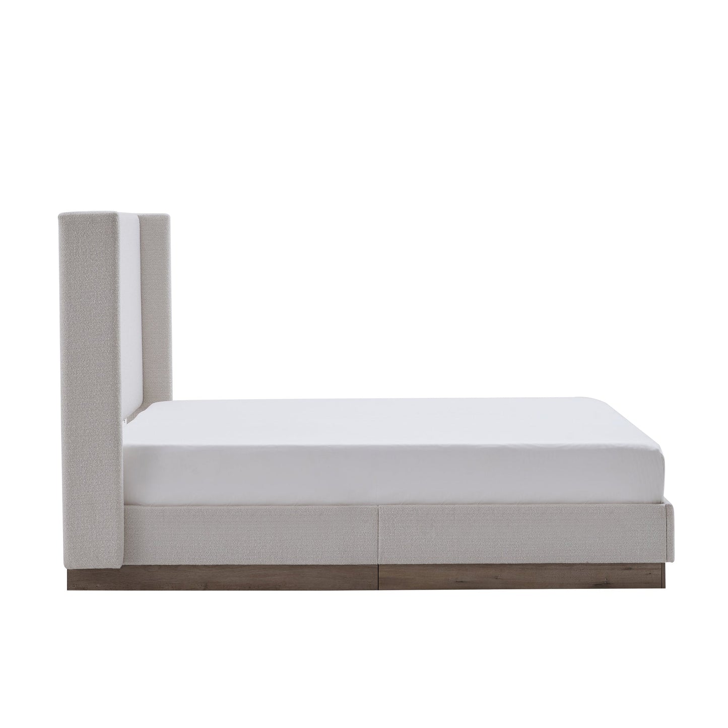Hale Upholstered Wingback Bed Size King