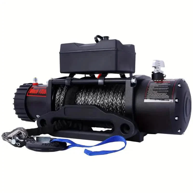 電動ウインチ - 12V DCパワー トーイングトラックオフロード用 ワイヤレスリモコン付き