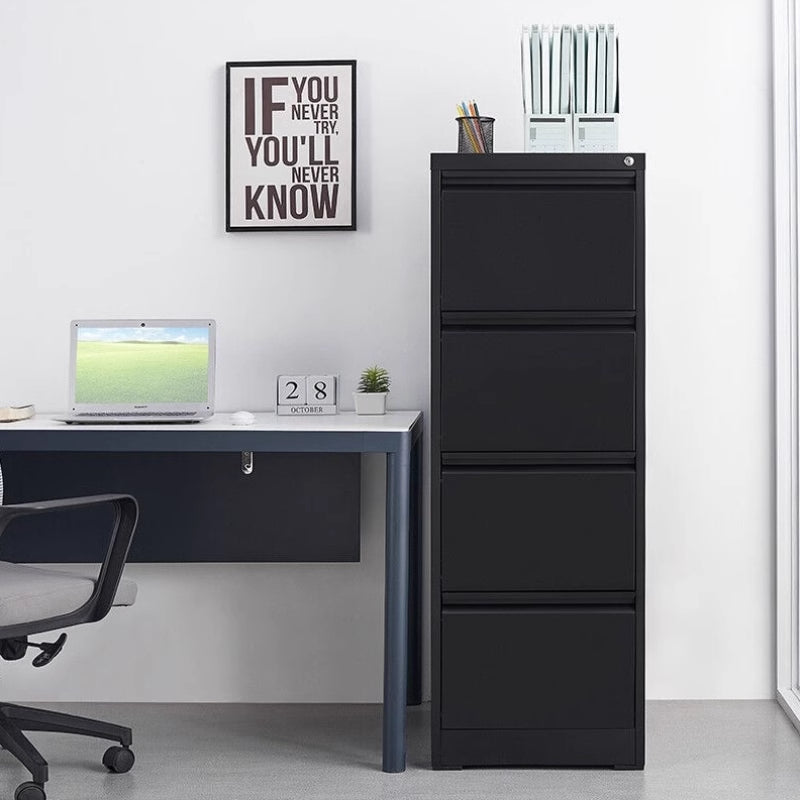 4 Drawer Vertical File Cabinet with Lock