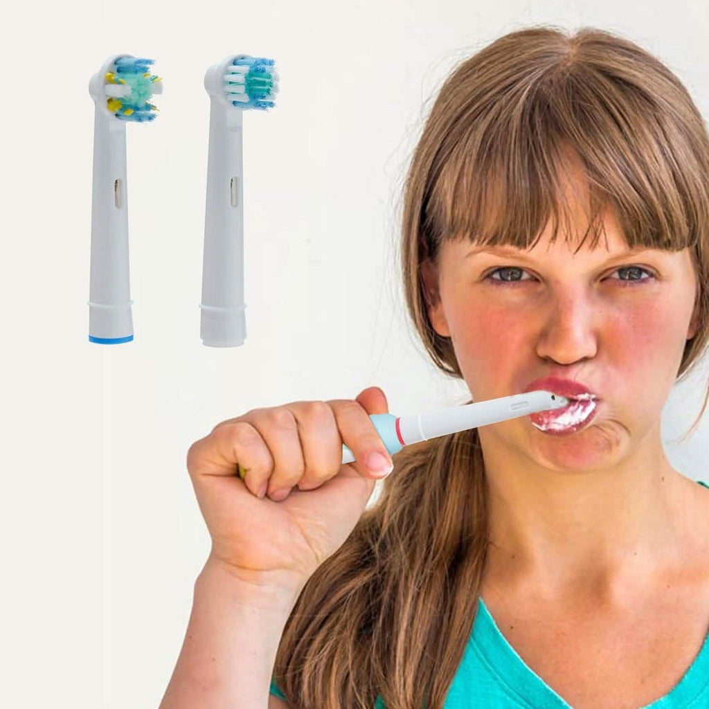 8-Pack: Generic Oral-B Braun Electric Toothbrush Heads Replacement Round Soft