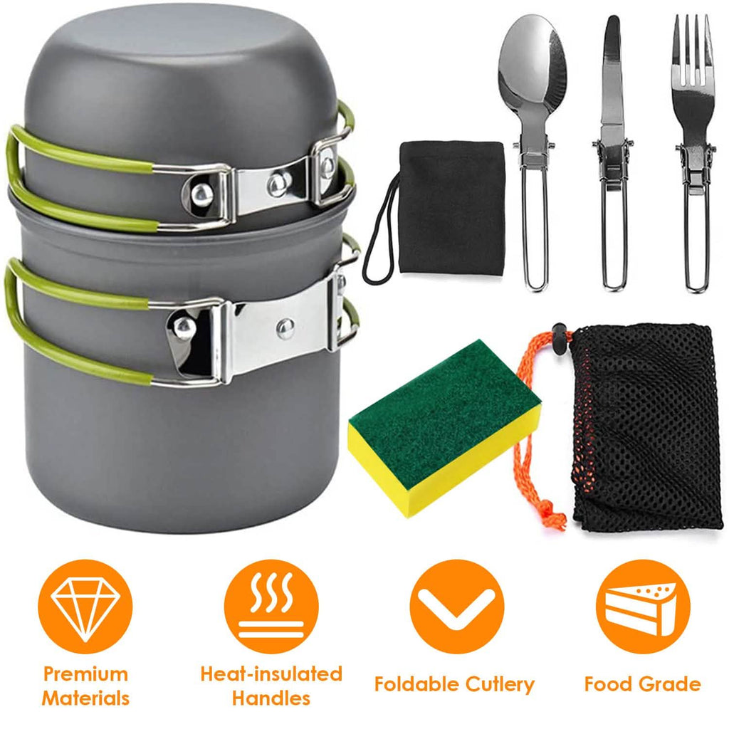 8点セット：キャンプ用調理器具セット