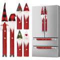 Ensemble de 8 pièces : Housses de poignée de réfrigérateur de Noël Gnome