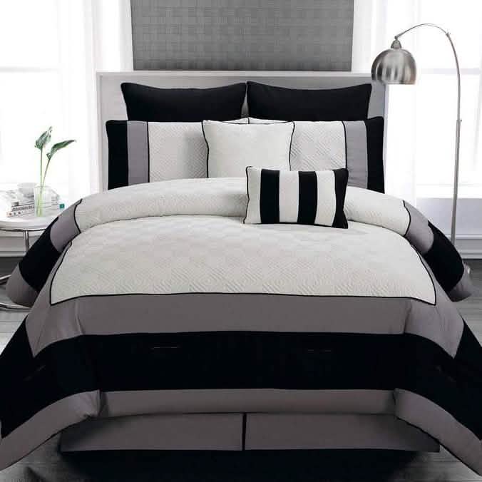 8-Piece: Kensie Oversized Queen Comforter Set