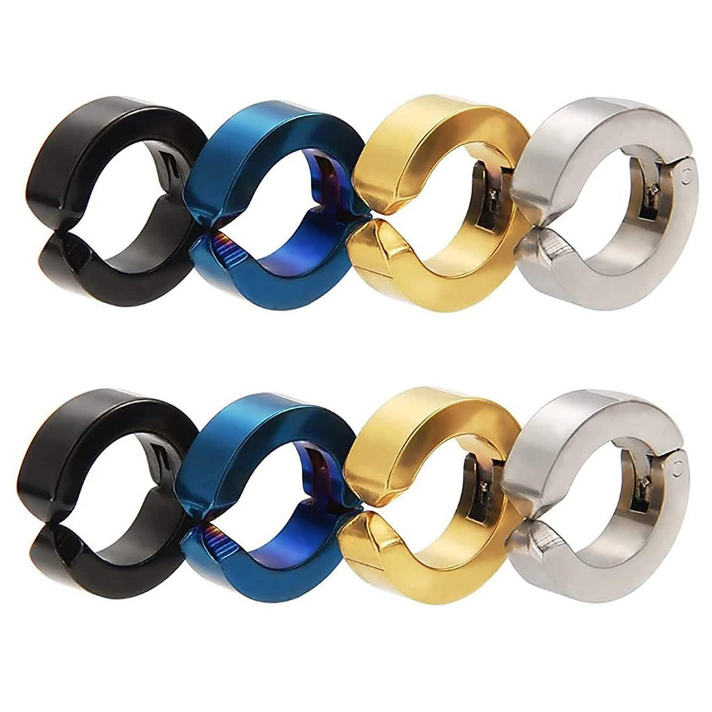 8 pièces : clip d'oreille non percé Mudder