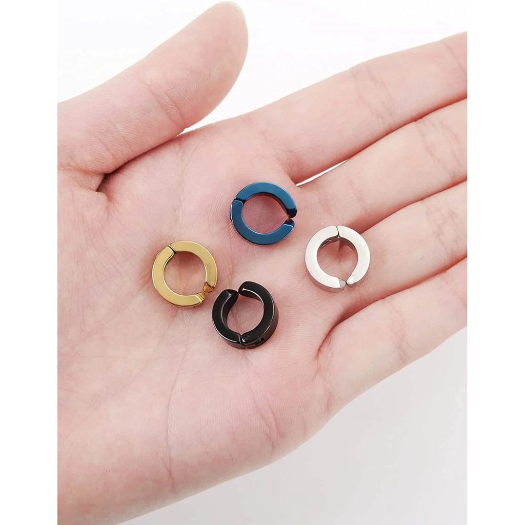 8 pièces : clip d'oreille non percé Mudder
