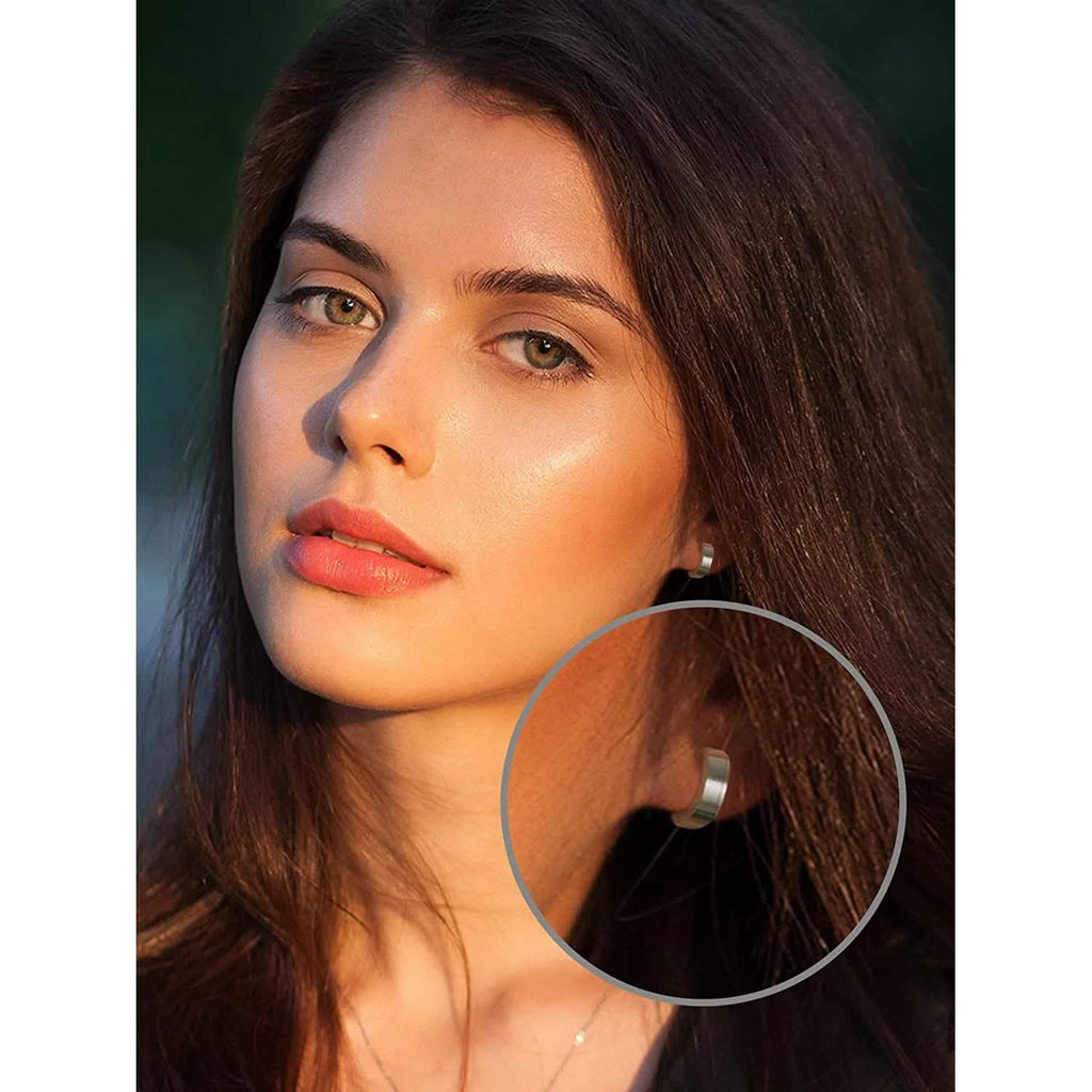 8 pièces : clip d'oreille non percé Mudder