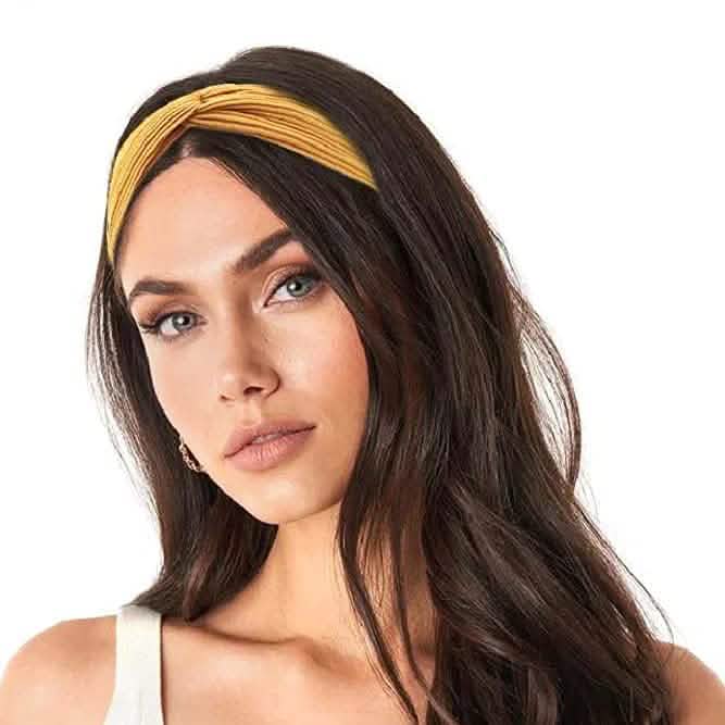 Lot de 8 : Bandeaux à nœud torsadé bohème extensibles