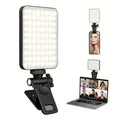 80 LED Clip-On Rechargeable Selfie Ring Light