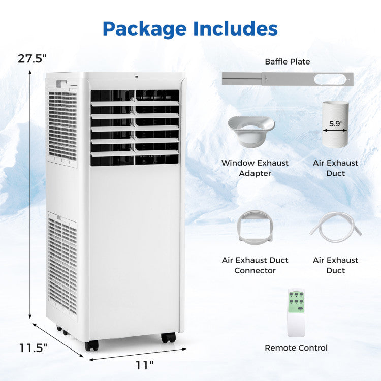 8000 BTU Portable Air Conditioner