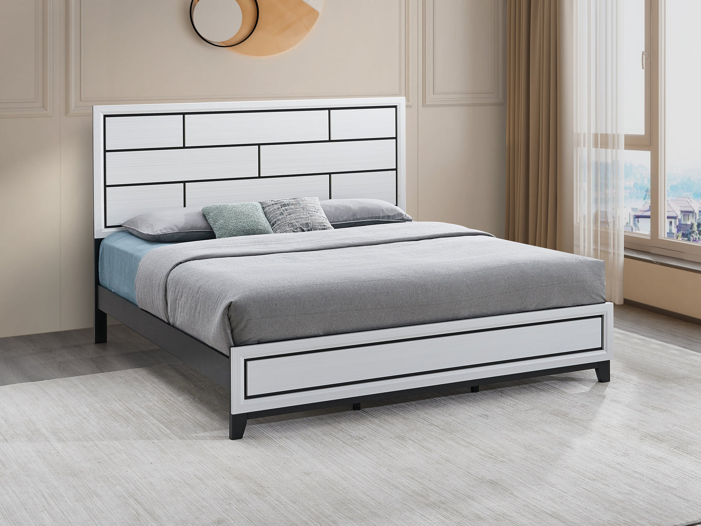 Glasgow G04390A-KB King Bed (Mattress Not Included)