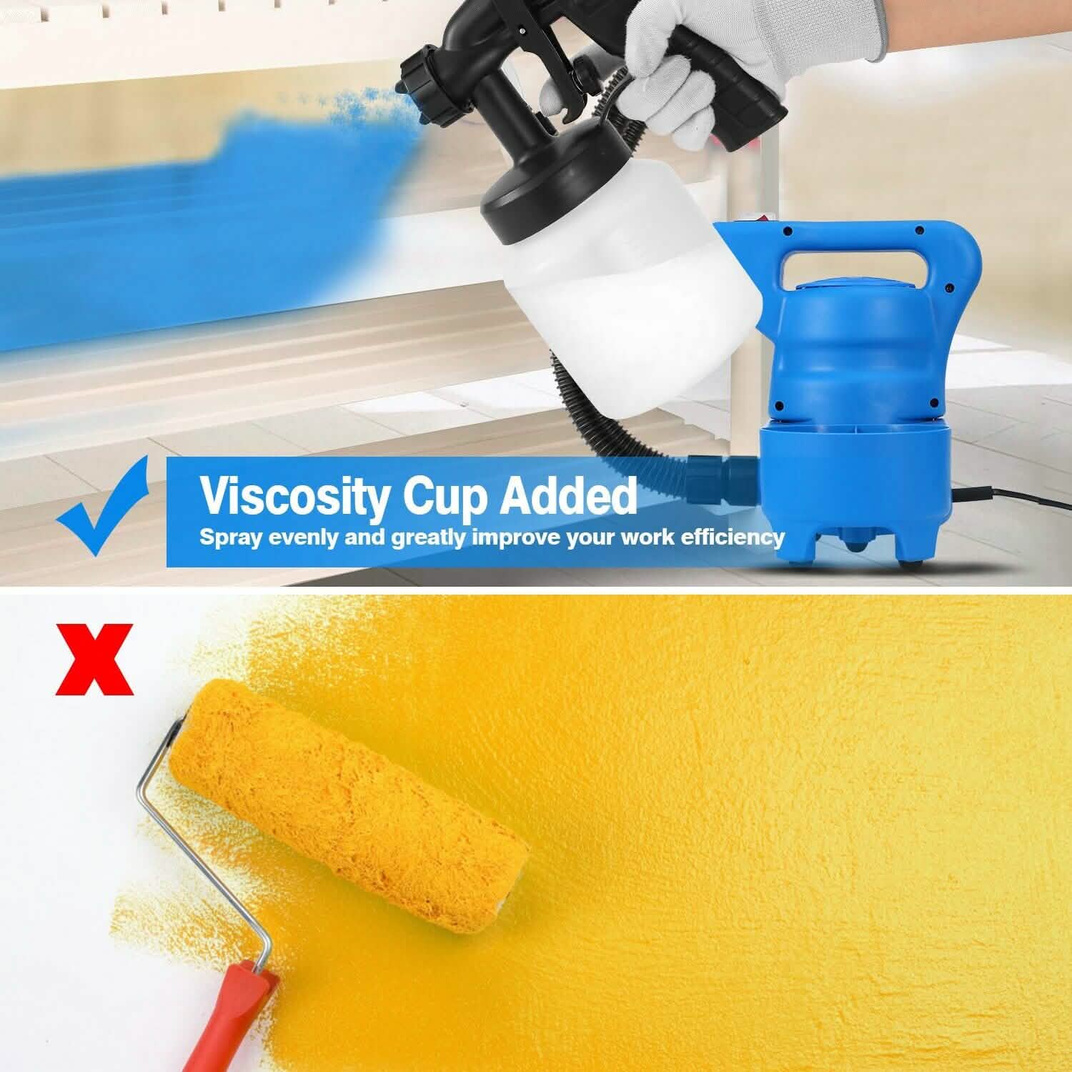 Pistolet à peinture 800 ML 650 W