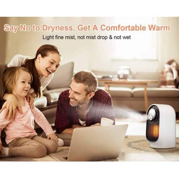Radiateur soufflant 800 W avec humidificateur