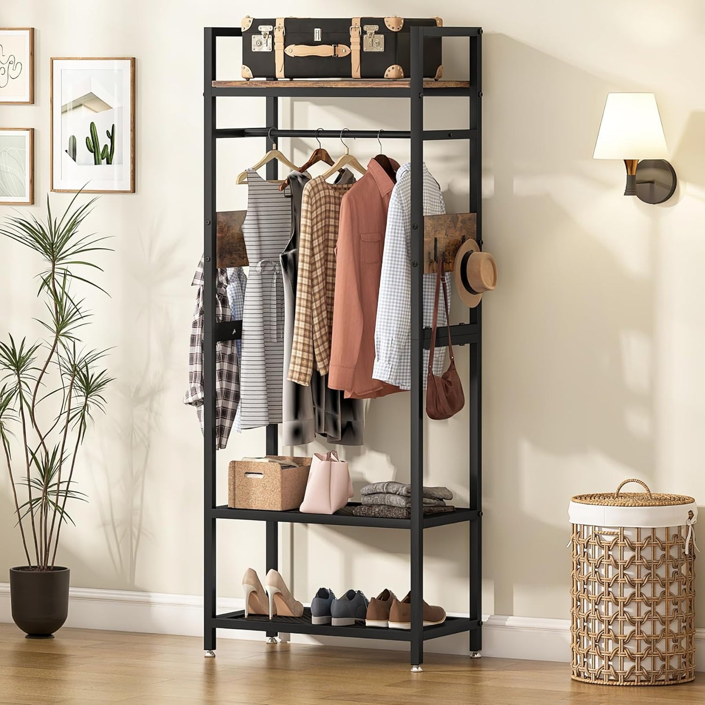 22.75" Rustic Coat Rack