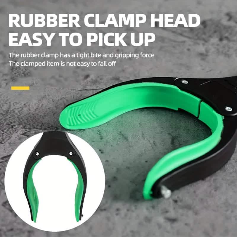 Pince de ramassage pliable en acier robuste – 81 cm avec aimant et poignée antidérapante