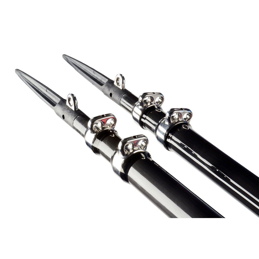 C.E. Smith Tangons Gen3 en fibre de carbone – Noirs – 22' – Paire [56551]