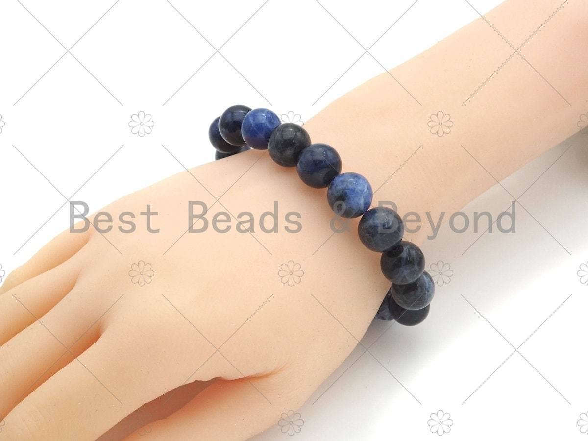 Blue Sodalite Stretchy Bracelet, Sku#EF31