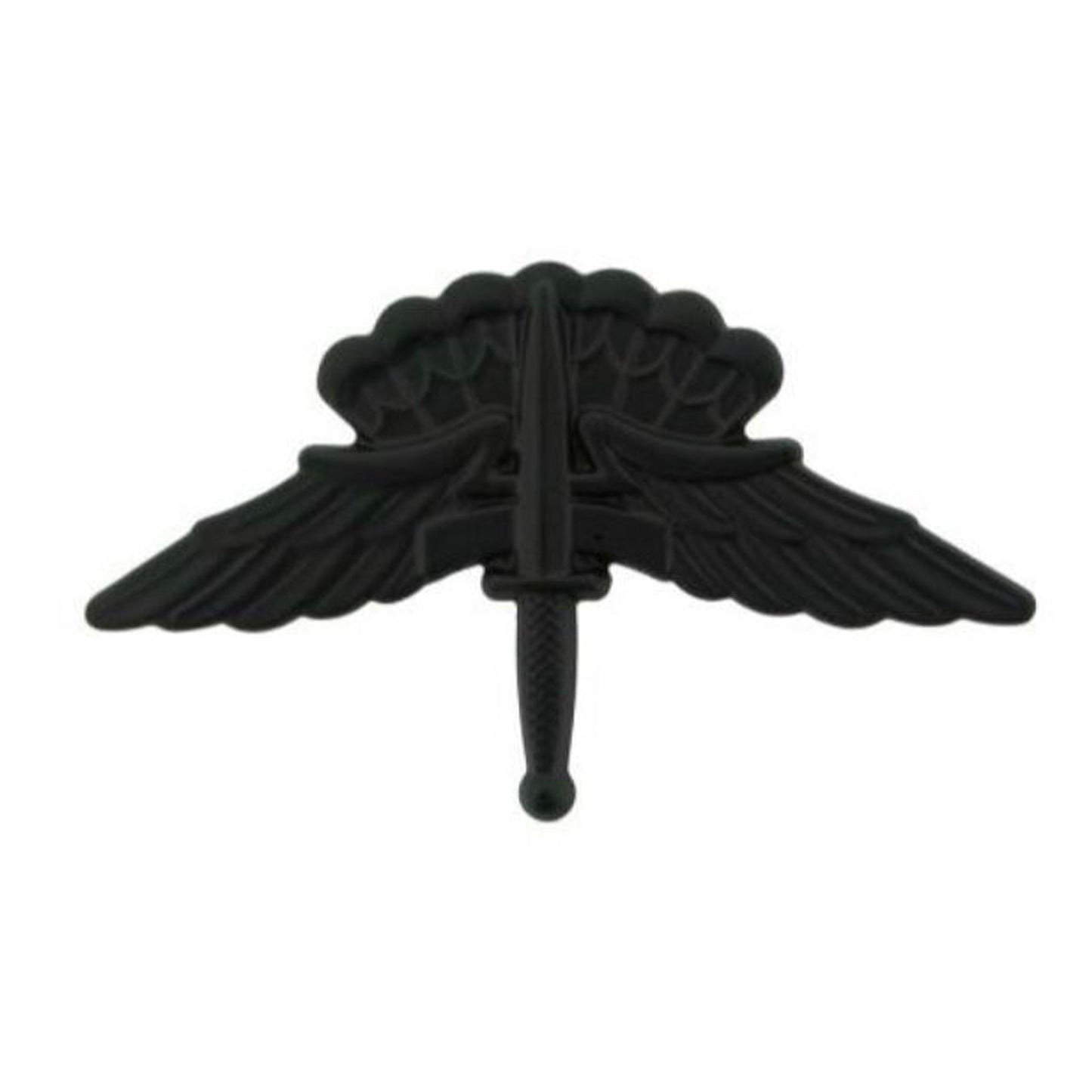 U.S. Army Military Free Fall Parachutist (Halo) Basic STA-BRITE® BLACK Metal Pin-on Badge