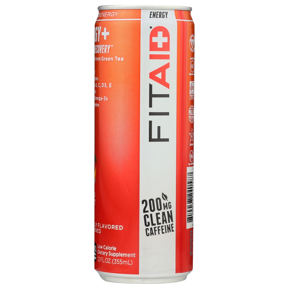 LIFEAID BEVERAGE: Fitaid Energy Mango, 12 fo