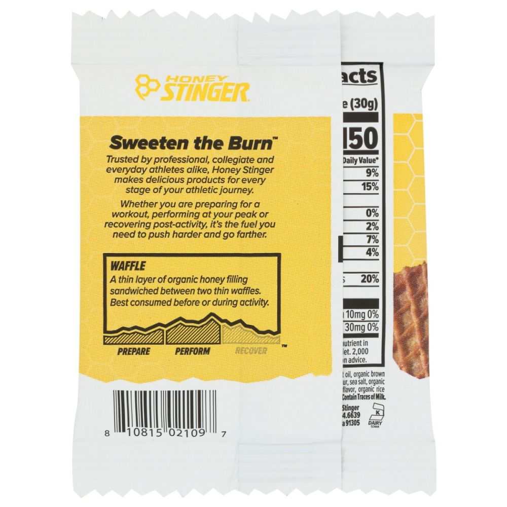 HONEY STINGER: Waffle Vanilla, 1.06 oz
