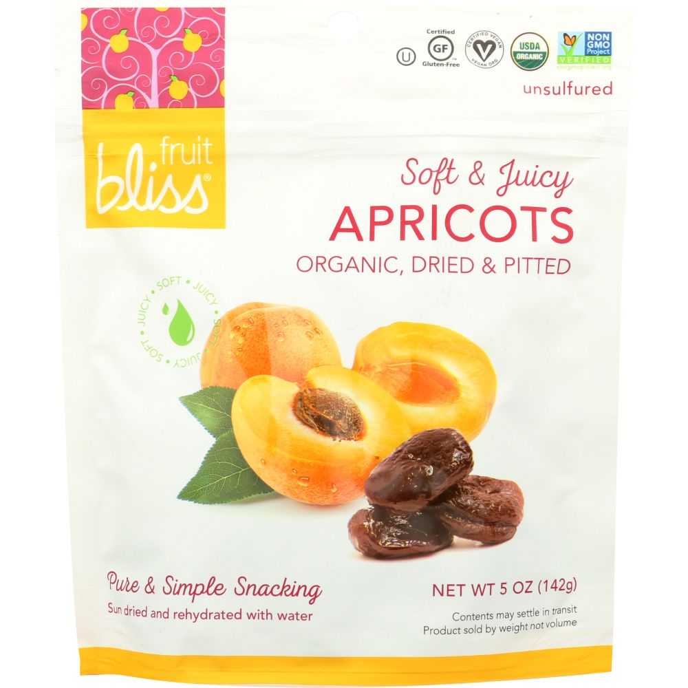Organic Turkish Apricots | Fruit Bliss 5 oz – Non-GMO, USDA Organic