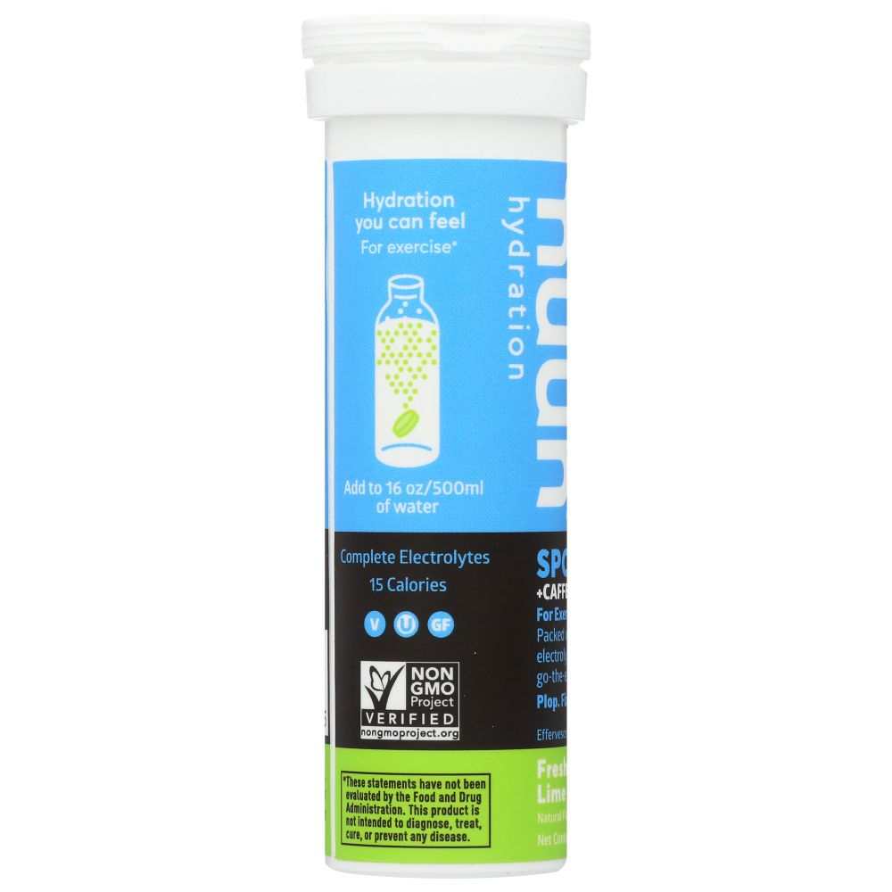 Nuun Sport Fresh Lime Electrolyte Drink Tablets-Optimal Hydration 10tb
