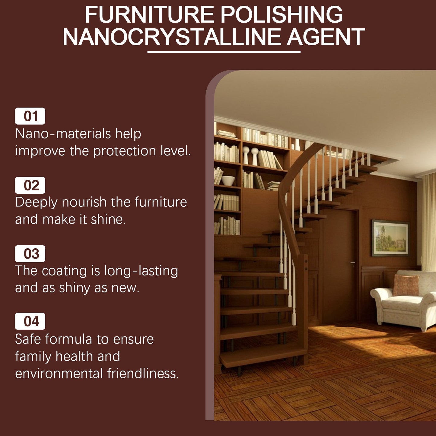 Furniture Polishing Nanocrystalline Coating Agent Cleaning And Polishing Agent Gentle Care And Maintenance Polish
