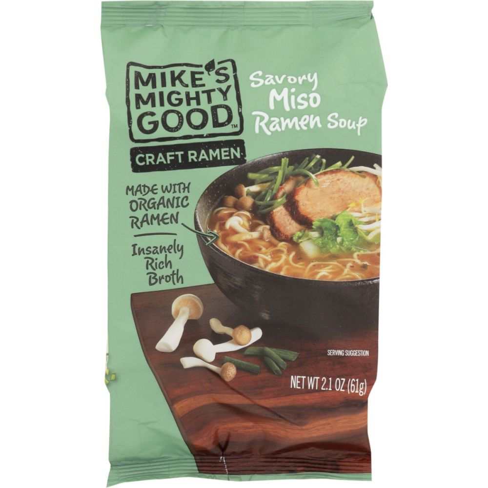 MIKES MIGHTY GOOD: Soup Ramen Miso Savory, 2.1 oz